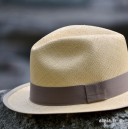 Chapeau panama grey trilby HAVANE