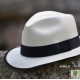 Chapeau panama grey trilby 